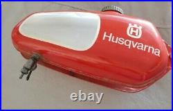 Vintage 1975 1980 Husqvarna Aluminum OEM gas fuel tank CR very good condition