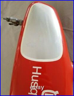 Vintage 1975 1980 Husqvarna Aluminum OEM gas fuel tank CR very good condition