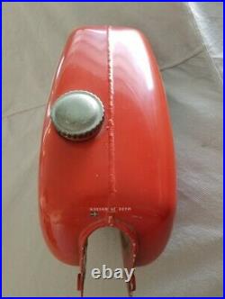 Vintage 1975 1980 Husqvarna Aluminum OEM gas fuel tank CR very good condition