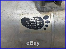 Vintage EELCO tank 3 gal Moon GASSER aluminum HOT ROD RAT