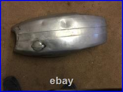 Vintage Triumph Norton BSA Racer Manx Triton Inter Alloy Fuel Tank