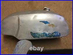 Vintage Triumph Norton BSA Racer Manx Triton Inter Alloy Fuel Tank