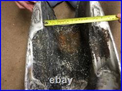Vintage Triumph Norton BSA Racer Manx Triton Inter Alloy Fuel Tank