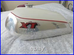 YAMAHA XT Polished Alloy Petrol Tank
