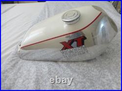 YAMAHA XT Polished Alloy Petrol Tank