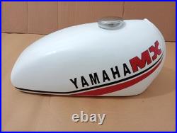 Yamaha 1974 GT80 1973 GT1 GT MX White Painted Aluminum Petrol Fuel Tank Fit