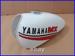 Yamaha 1974 GT80 1973 GT1 GT MX White Painted Aluminum Petrol Fuel Tank Fit