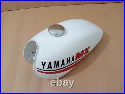 Yamaha 1974 GT80 1973 GT1 GT MX White Painted Aluminum Petrol Fuel Tank Fit
