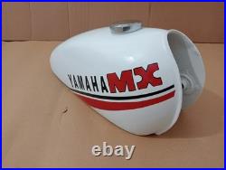 Yamaha 1974 GT80 1973 GT1 GT MX White Painted Aluminum Petrol Fuel Tank Fit