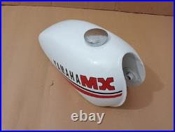 Yamaha 1974 GT80 1973 GT1 GT MX White Painted Aluminum Petrol Fuel Tank Fit Yamaha 1974 GT80 1973 GT1 GT MX White Painted Aluminum Petrol Fuel Tank Fit