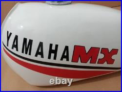 Yamaha 1974 GT80 1973 GT1 GT MX White Painted Aluminum Petrol Fuel Tank Fit