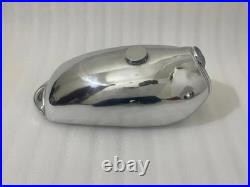 Yamaha MX250 MX 250 MX360 SC500 1973 1974 Polish Aluminum Petrol Fuel Tank Fit
