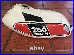 Yamaha Mx250 1975 1976 Original Aluminum Fuel Tank Japan