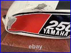 Yamaha Mx250 1975 1976 Original Aluminum Fuel Tank Japan