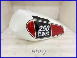 Yamaha Xt 250 3Y3 4Y1 Red & White Aluminium Petrol Fuel Tank 1980-1990 Fit For