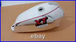 Yamaha Xt Tt 500 1U6, 1980 Polish And White Painted Aluminium Fuel Petrol Tank