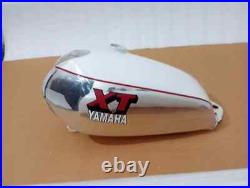 Yamaha Xt Tt 500 1U6, 1980 Polish And White Painted Aluminium Fuel Petrol Tank
