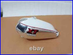 Yamaha Xt Tt 500 1U6, 1980 Polish And White Painted Aluminium Fuel Petrol Tank