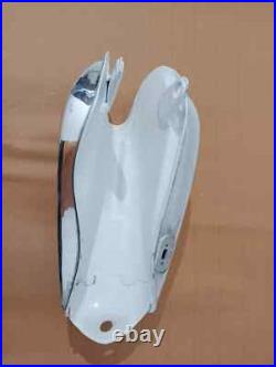 Yamaha Xt Tt 500 1U6, 1980 Polish And White Painted Aluminium Fuel Petrol Tank